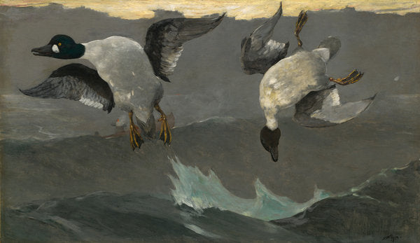 Detail of Right & Left, 1909 by Winslow Homer