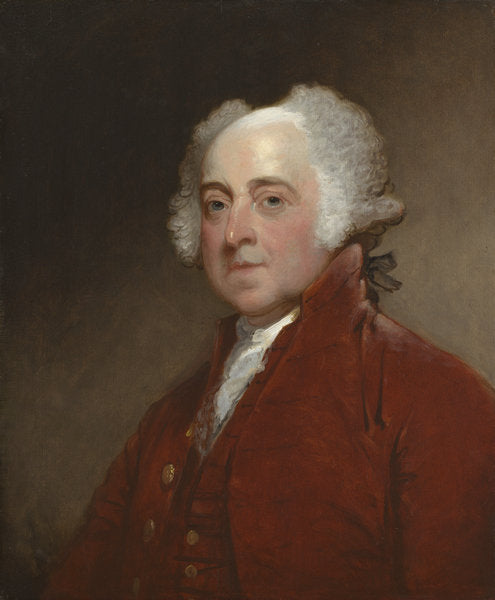 Detail of John Adams, c.1821 by Gilbert Stuart