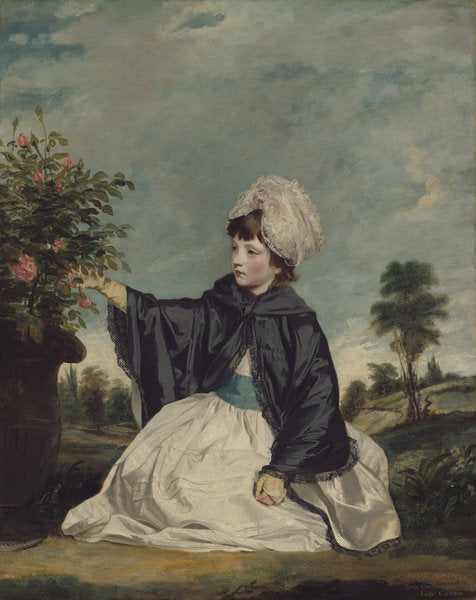 Detail of Lady Caroline Howard, c.1778 by Joshua Reynolds