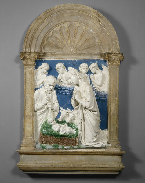Detail of The Nativity, c.1460 by Luca Della Robbia