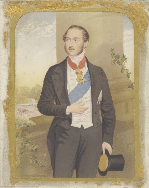 Detail of Prince Albert, after 1855 by George Baxter