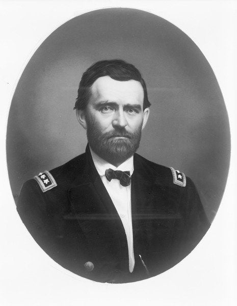Detail of Major General Ulysses S. Grant, c.1866 by American Photographer