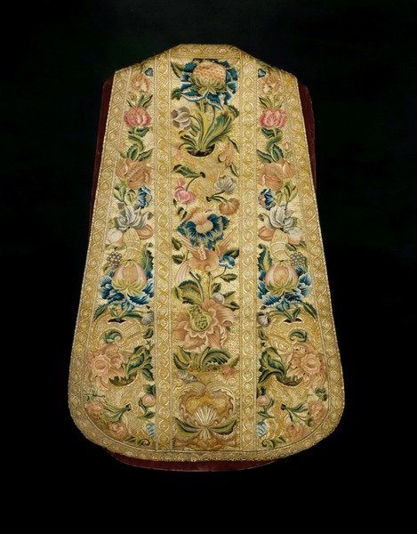 Detail of Priest's Chasuble c.1730 by Mexican School