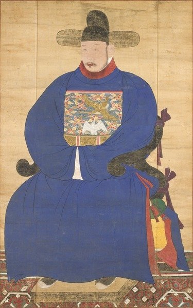 Detail of Portrait of a Meritorious Subject, 18th century by Korean school
