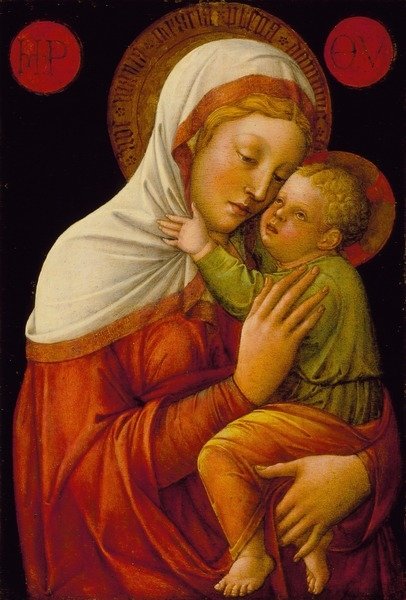 Detail of Madonna and Child, c.1465 by Jacopo Bellini