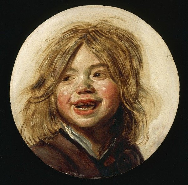 Detail of Laughing Child, c.1620-5 by Frans Hals