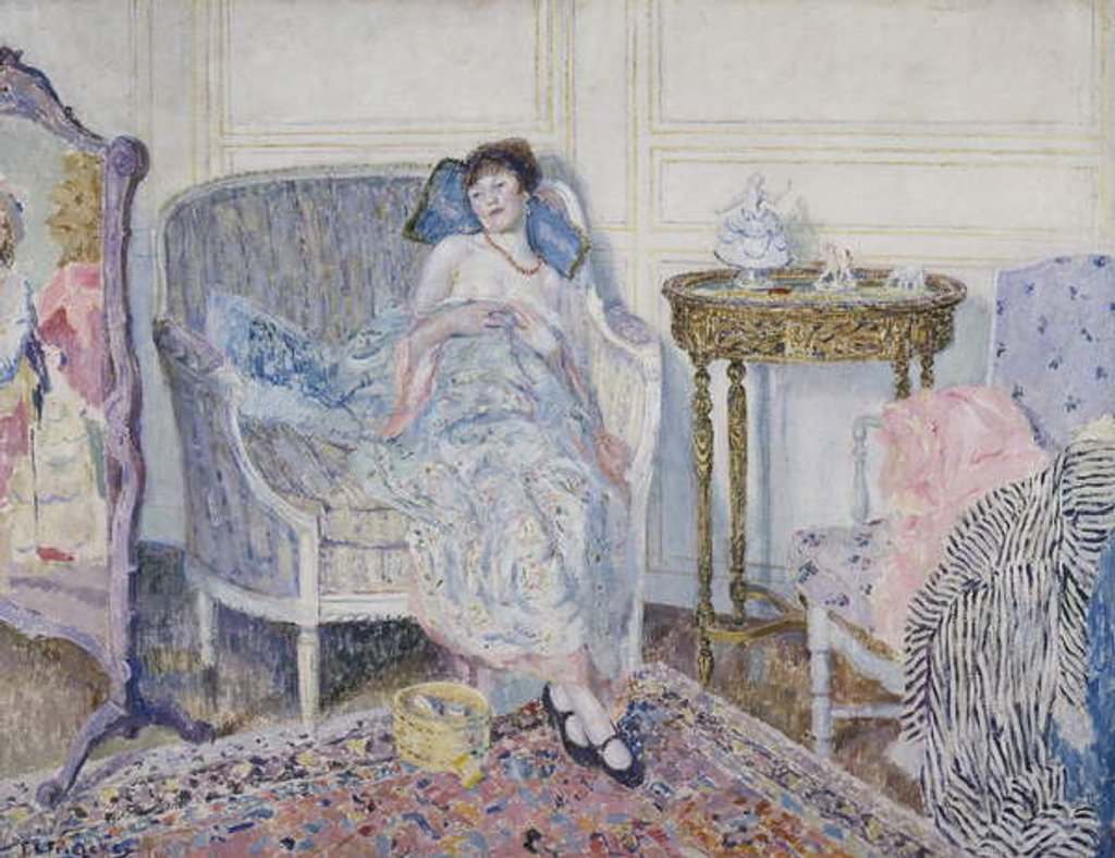 Detail of In the Boudoir, c.1914 by Frederick Carl Frieseke