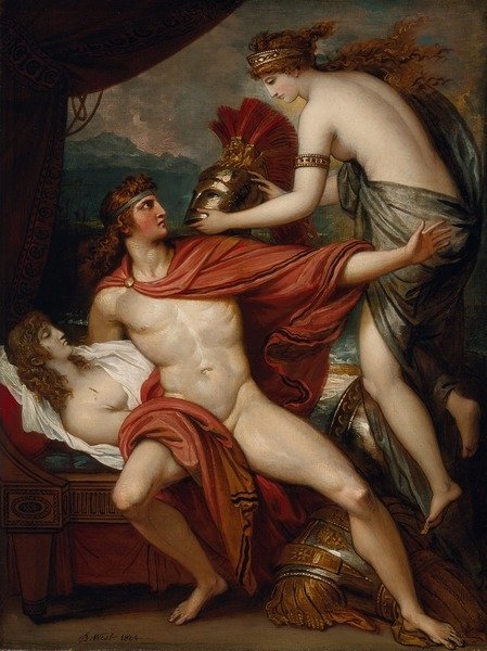 Detail of Thetis Bringing the Armor to Achilles, 1804 by Benjamin West