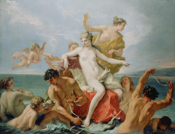 Detail of Triumph of the Marine Venus, c.1713 by Sebastiano Ricci