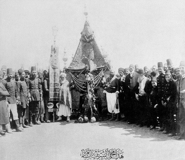 Detail of The Holy Caravan in the Sem by Tancrede Dumas