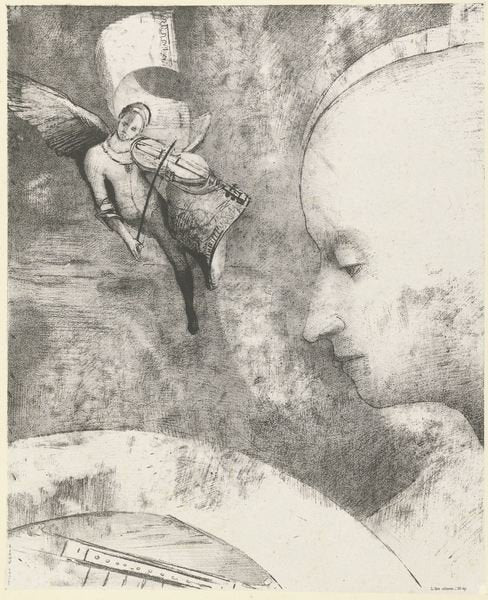 Detail of Heavenly Art, 1894 by Odilon Redon