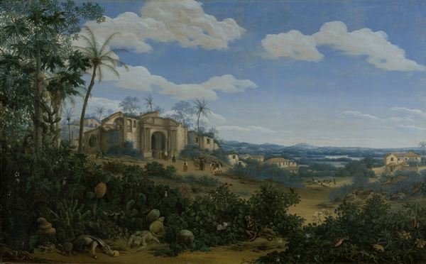 Detail of View of Olinda, Brazil, 1662 by Frans Jansz Post