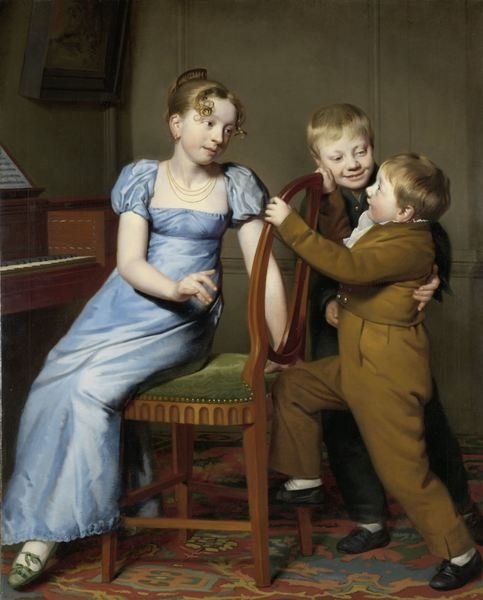 Detail of Piano Practice Interrupted, 1813 by Willem Bartel van der Kooi