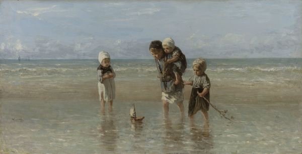 Detail of Children of the Sea, 1872 by Jozef Israels