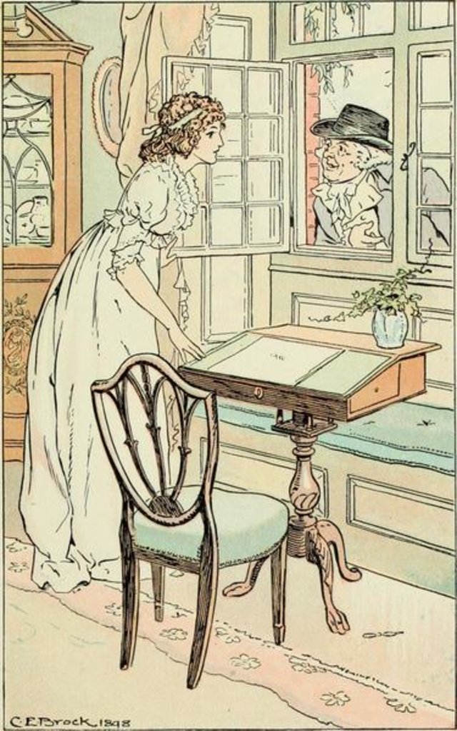 Detail of We have brought you some strangers by Charles Edmund Brock