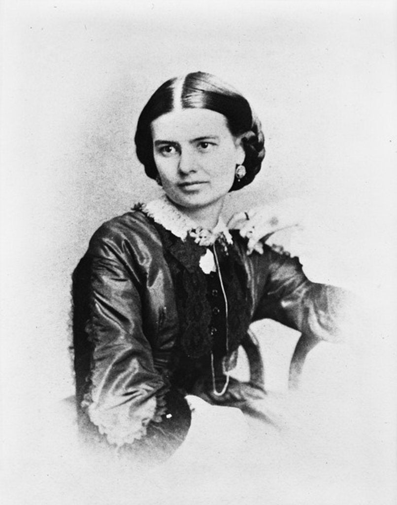 Detail of Ellen Arthur, c.1860 by American Photographer
