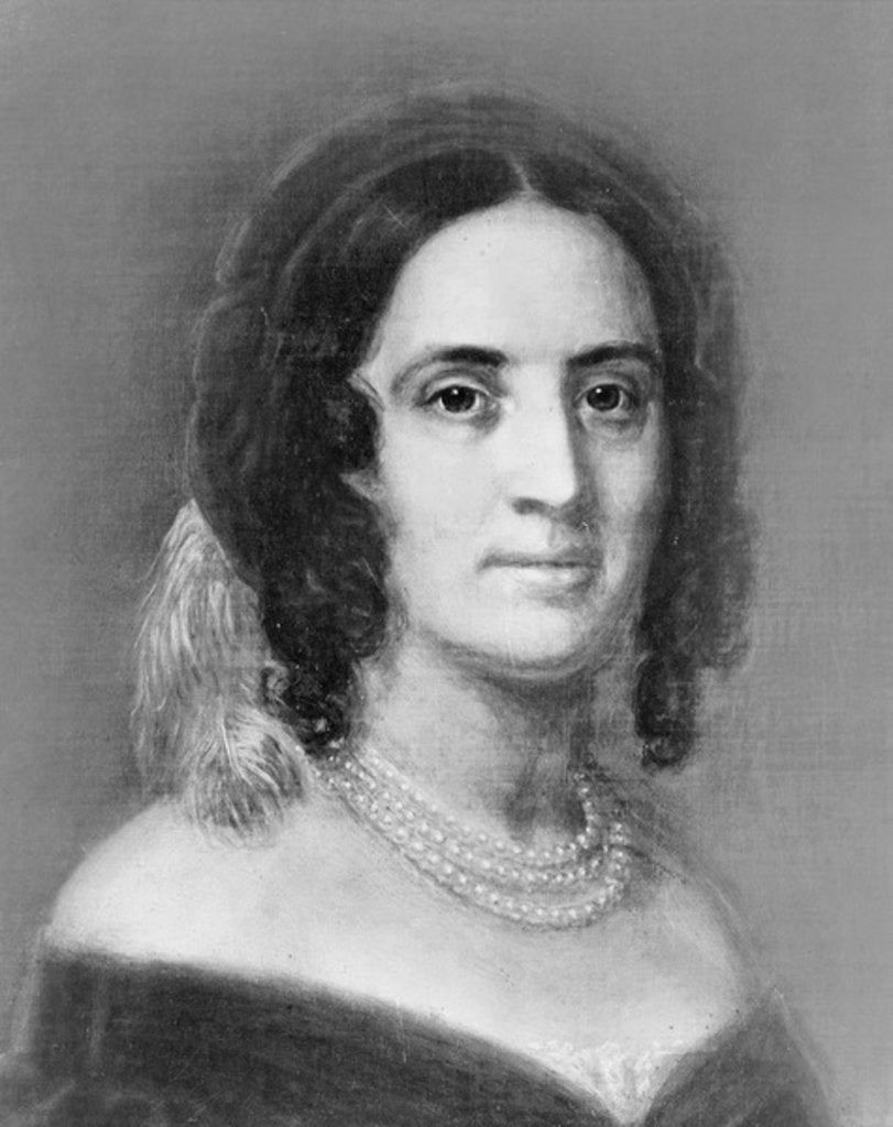 Detail of Sara Polk, c.1846 by American School