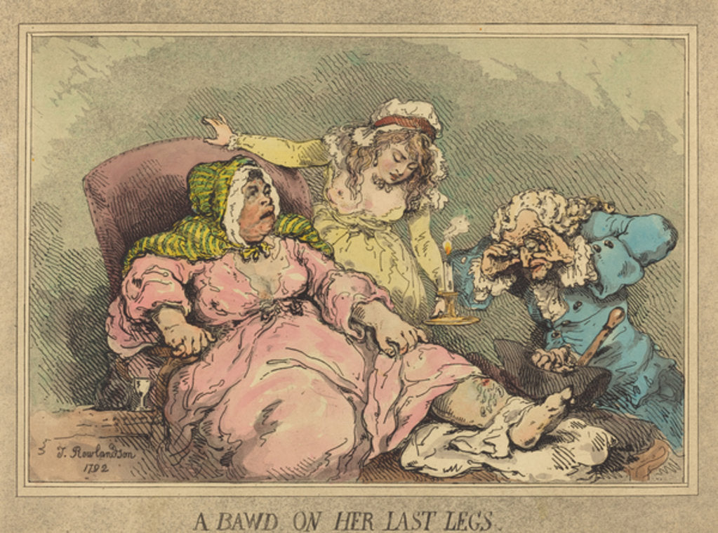 Detail of A Bawd on Her Last Legs, 1792 by Thomas Rowlandson