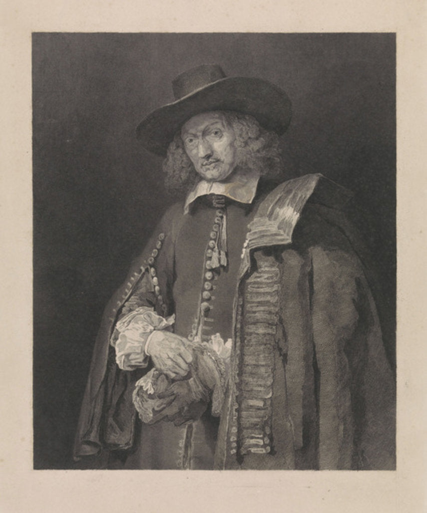 Detail of Jan Six by Rembrandt Harmensz. van Rijn