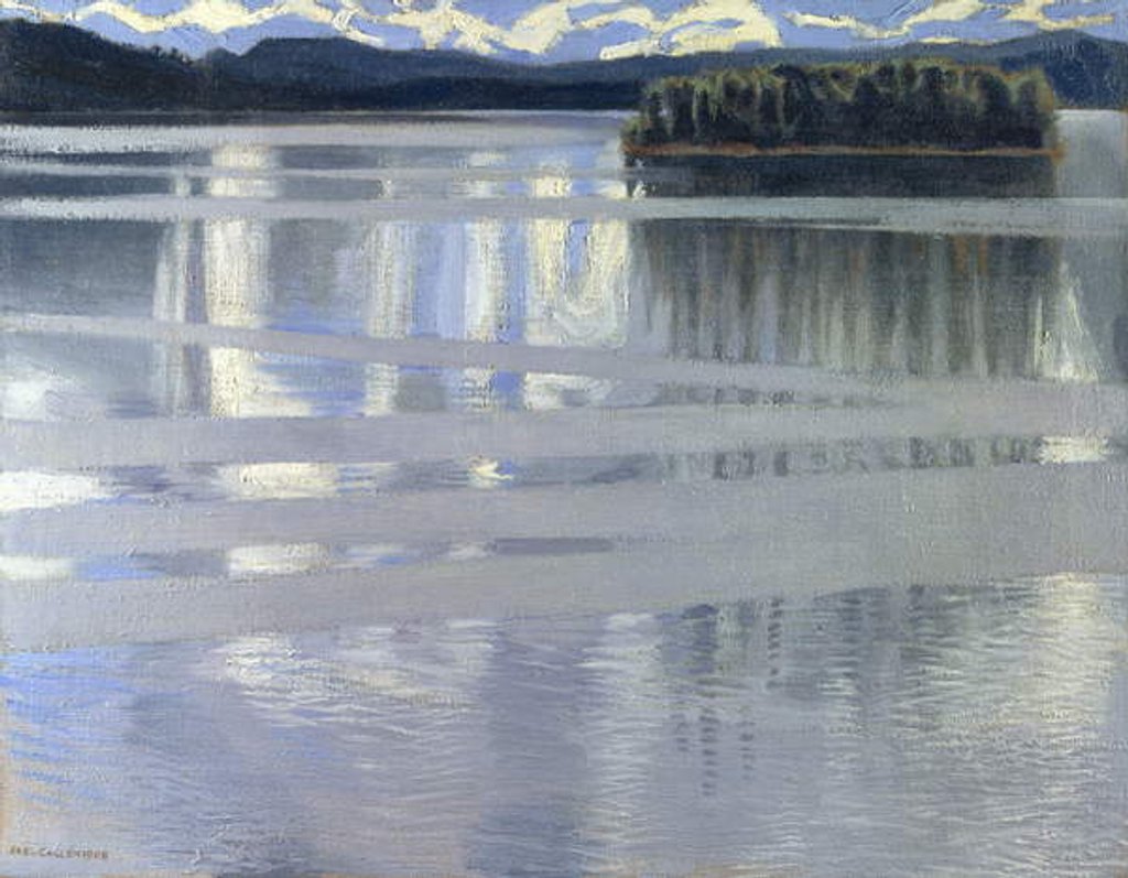 Detail of Lake Keitele, 1905 by Akseli Valdemar Gallen-Kallela