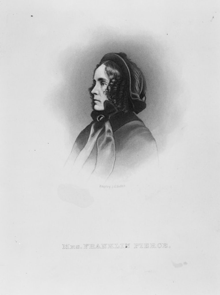 Detail of Mrs. Franklin Pierce, c.1886 by John Chester Buttre
