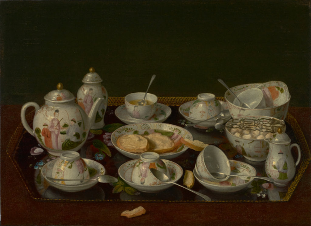 Detail of Still Life: Tea Set, c.1781-3 by Jean-Etienne Liotard