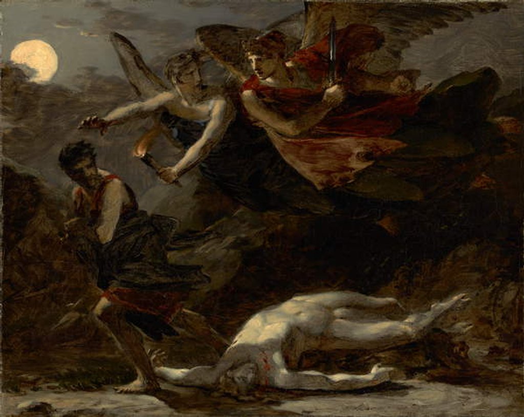 Detail of Justice and Divine Vengeance Pursuing Crime, c.1805-6 by Pierre-Paul Prud'hon