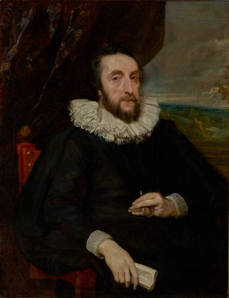 Detail of Thomas Howard, 2nd Earl of Arundel, c.1620-1 by Anthony van Dyck