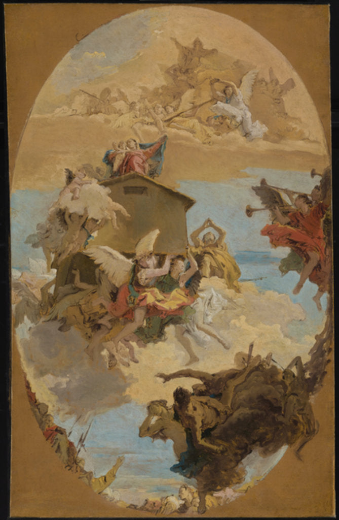 Detail of The Miracle of the Holy House of Loreto, 1743 by Giovanni Battista Tiepolo
