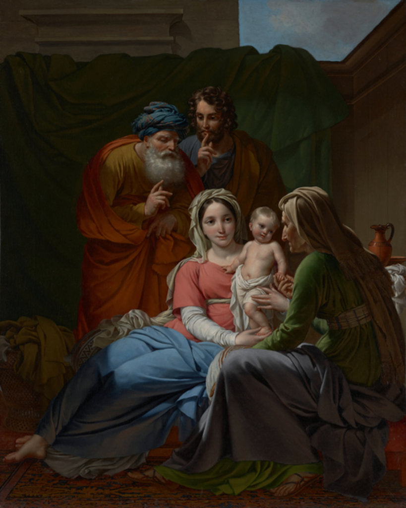 Detail of The Holy Family, c.1820 by Joseph Paelinck
