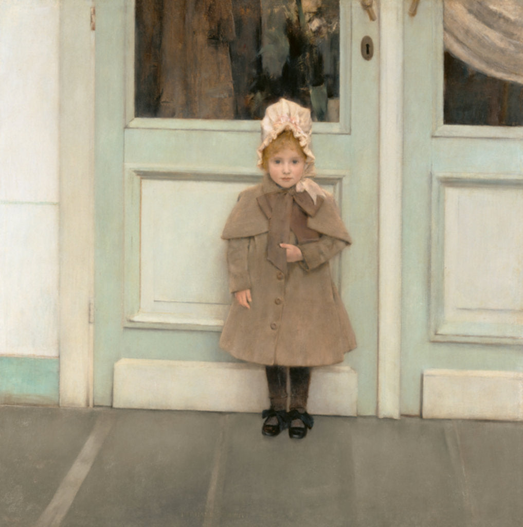 Detail of Jeanne Kéfer, 1885 by Fernand Khnopff