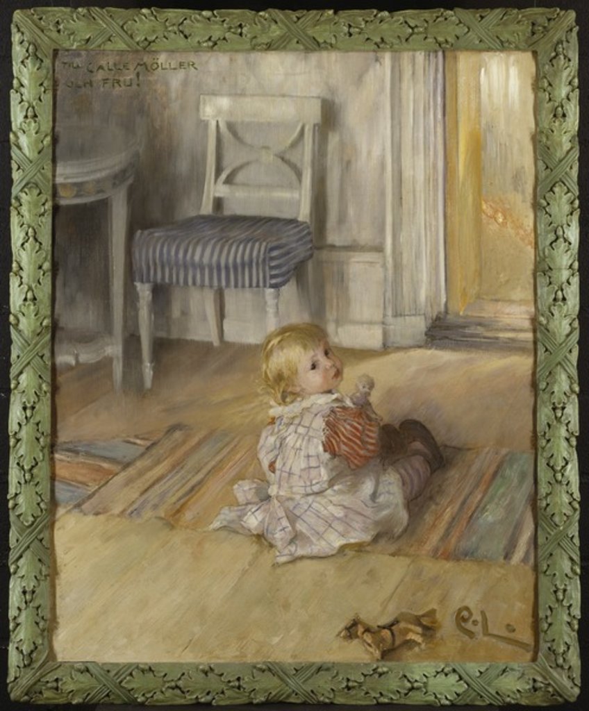 Detail of Pontus, 1890 by Carl Larsson