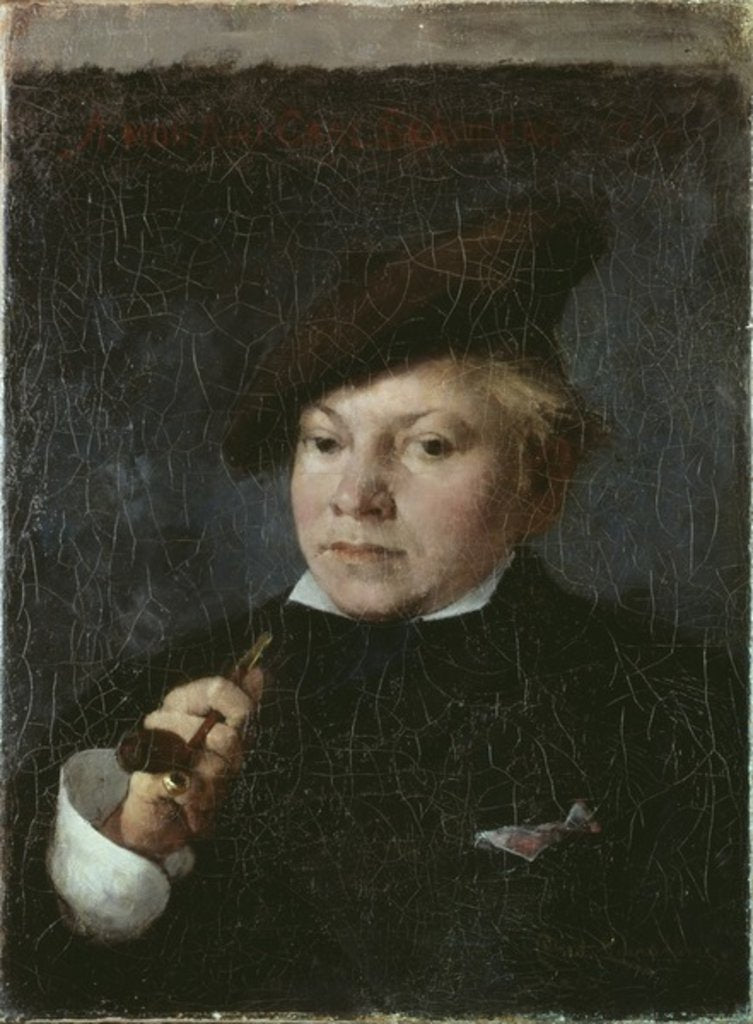 Detail of The Artist Carl Skanberg, 1878 by Carl Larsson