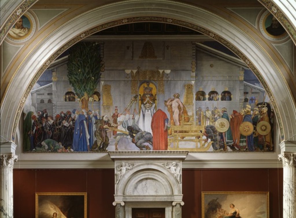 Detail of Midwinter's Sacrifice, 1915 by Carl Larsson