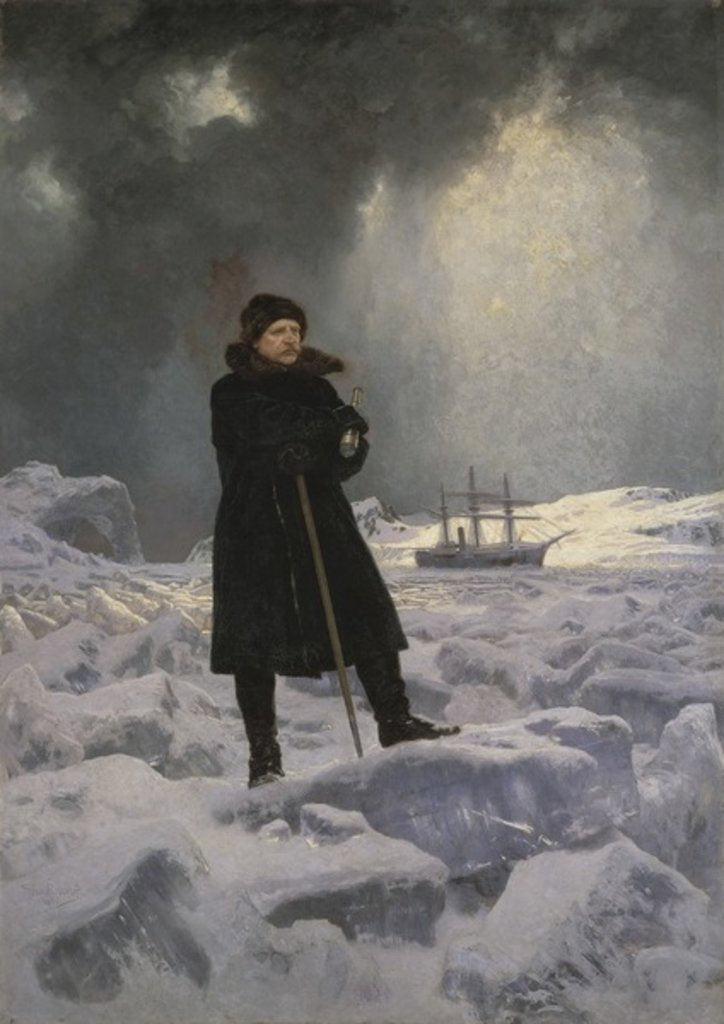 Detail of The Explorer A. E. Nordenskiold, 1886 by Georg Rosen