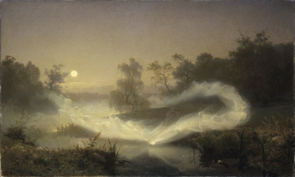 Detail of Dancing Fairies, 1866 by August Malmstrom