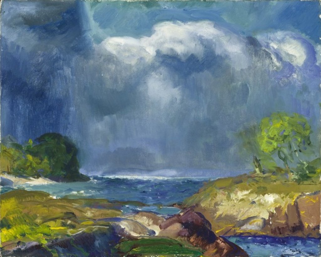 Detail of The Coming Storm, 1916 by George Wesley Bellows