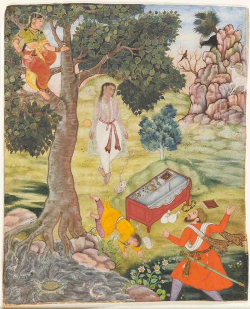 Detail of Tale of the Cunning Siddhikari, c.1590 by Mughal School