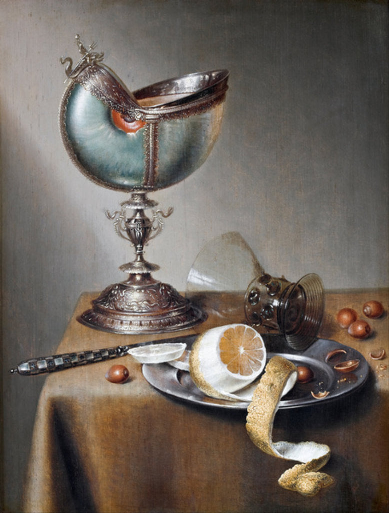 Detail of Still-Life with Nautilus Cup, c.1650 by Maerten Boelema de Stomme