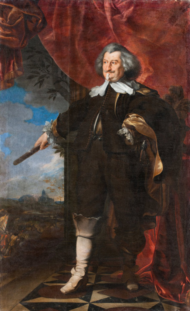 Detail of Rudolf von Colloredo, c.1645 by Frans Luyckx or Leux
