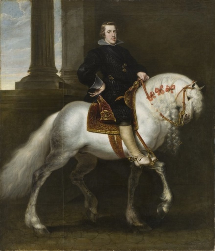 Detail of Philip IV of Spain by Flemish School