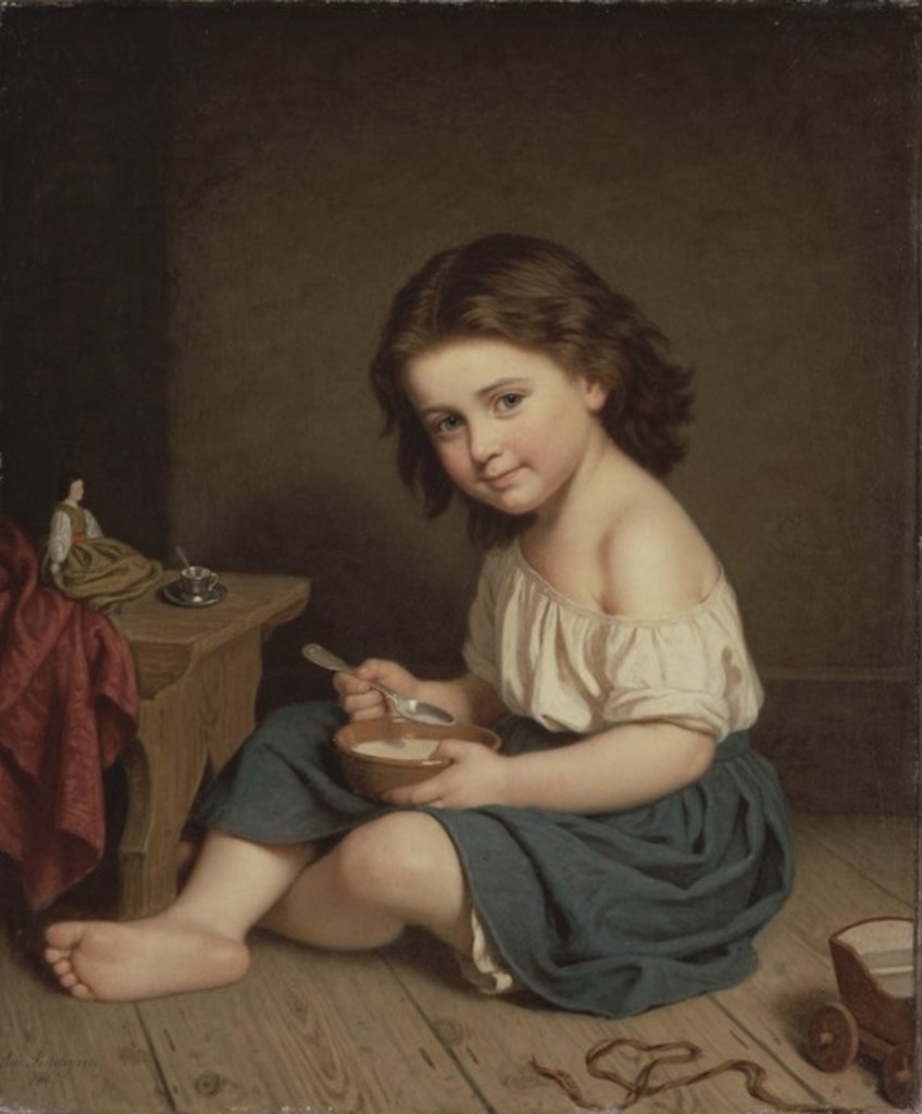Detail of Breakfast, 1866 by Amalia Lindegren