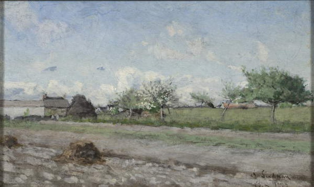 Detail of Apple Tree in Flower, 1877 by Knut Axel Lindman
