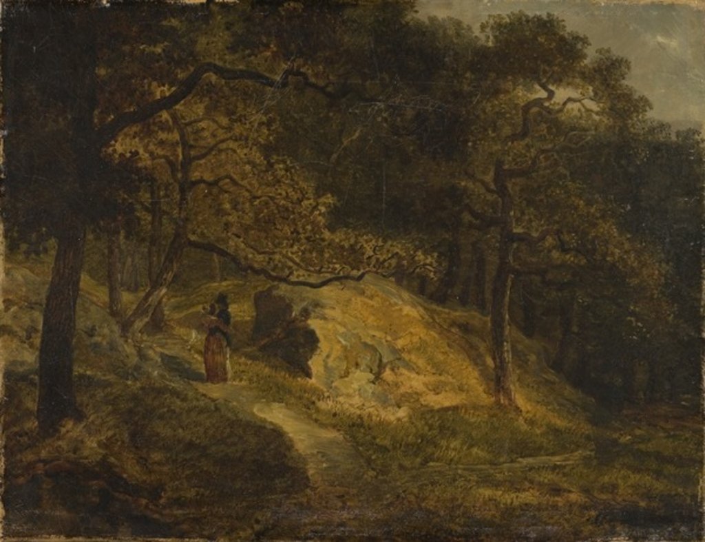 Detail of At Djurgården in Stockholm by Johann Christian Ezdorf