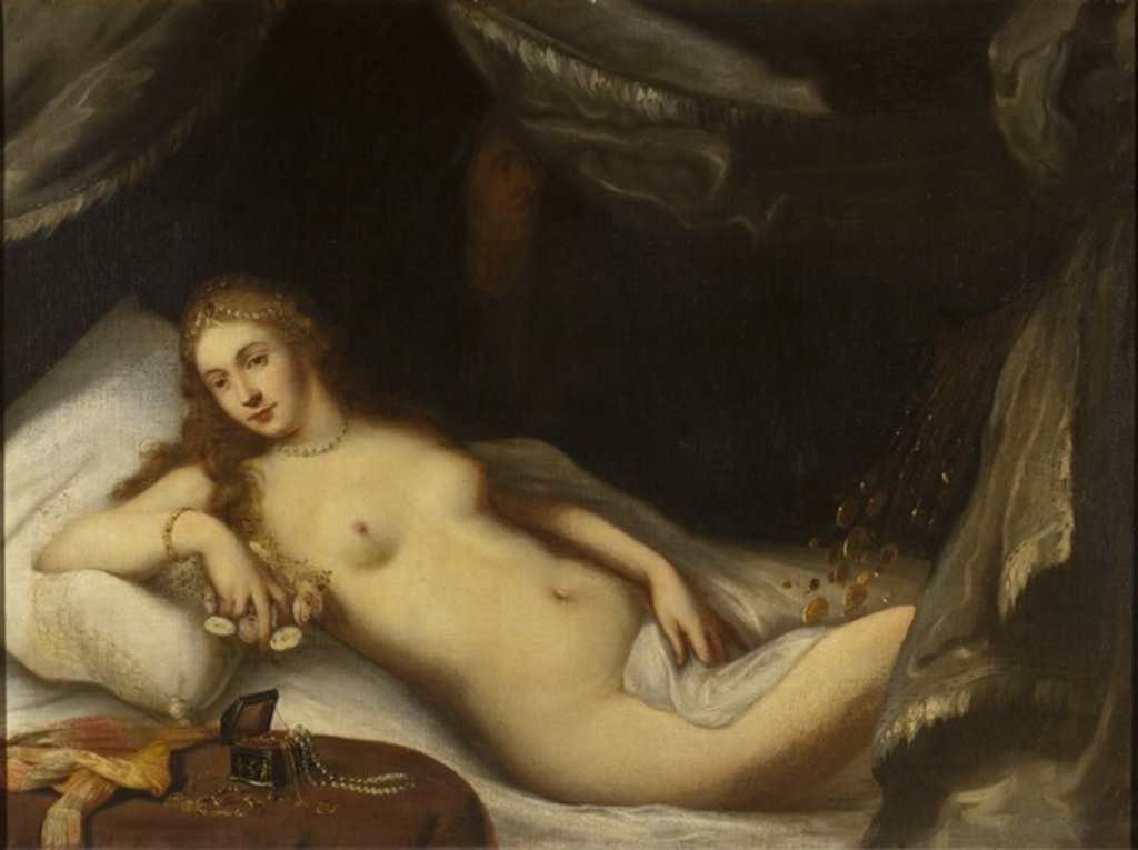 Detail of Danaë and the Shower of Gold by Italian School