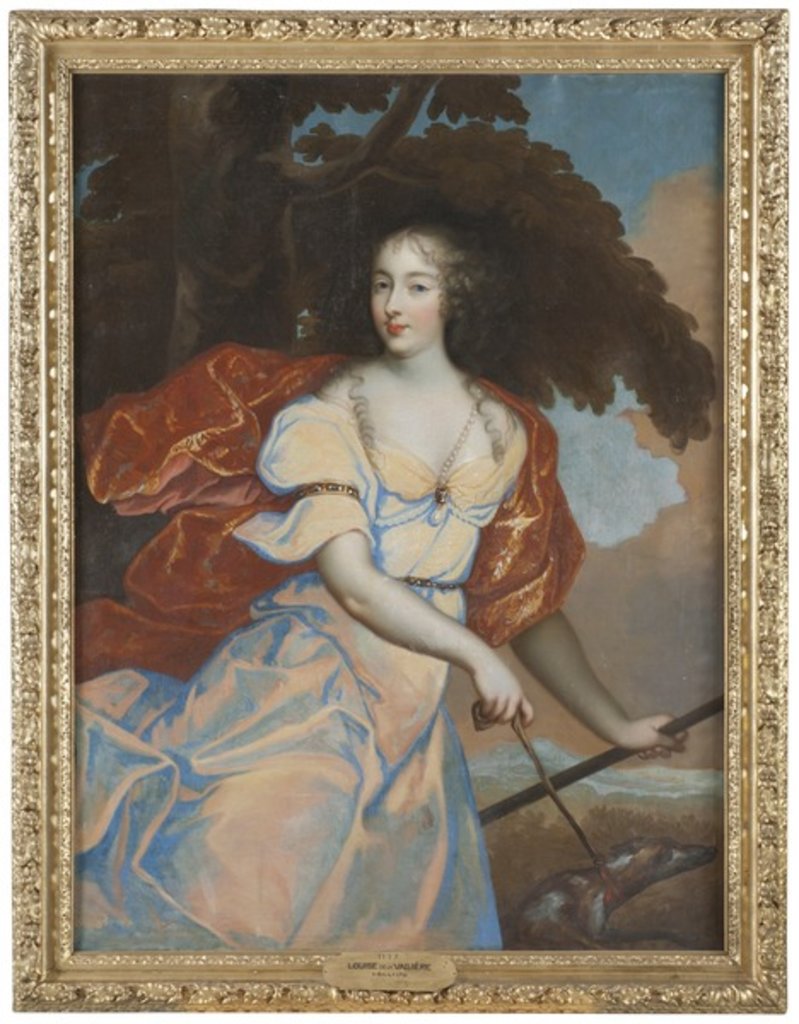 Detail of Louise de la Vallière as Diana by Anonymous