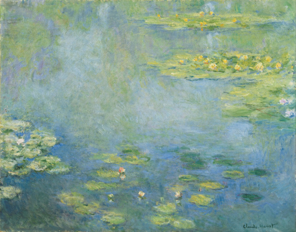 Detail of Waterlilies by Claude Monet