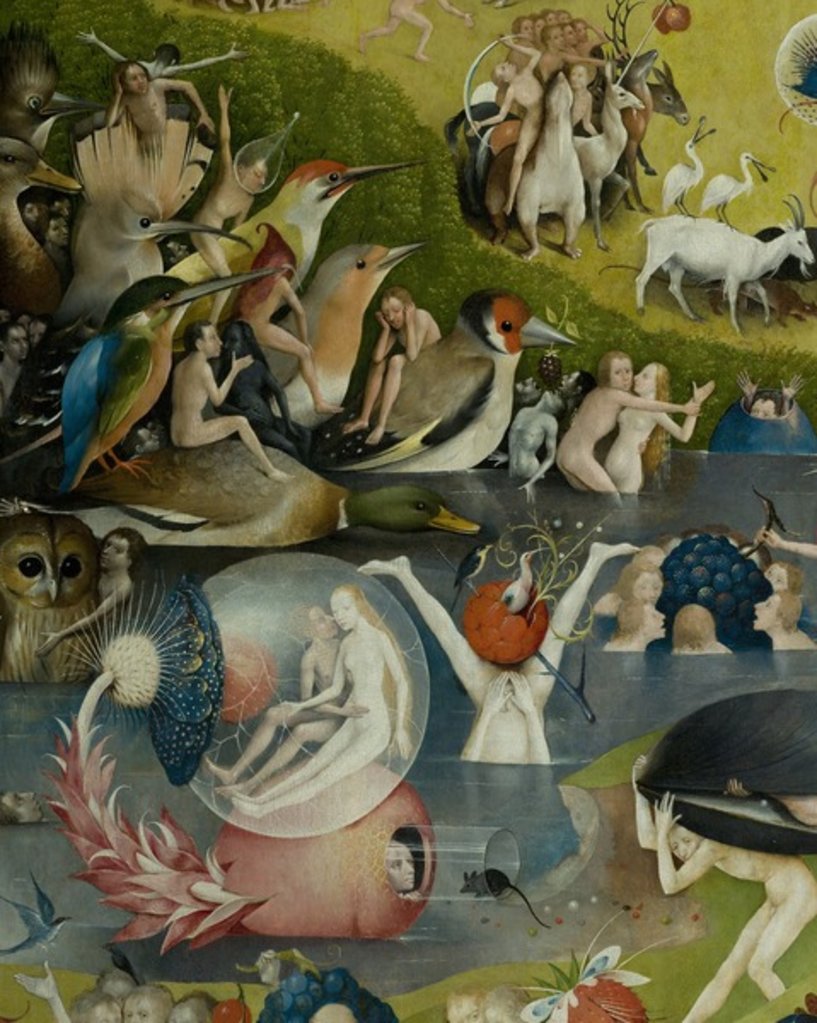 Detail of The Garden of Earthly Delights, 1490-1500 by Hieronymus Bosch