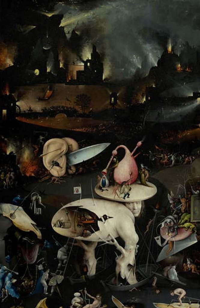 Detail of The Garden of Earthly Delights, 1490-1500 by Hieronymus Bosch