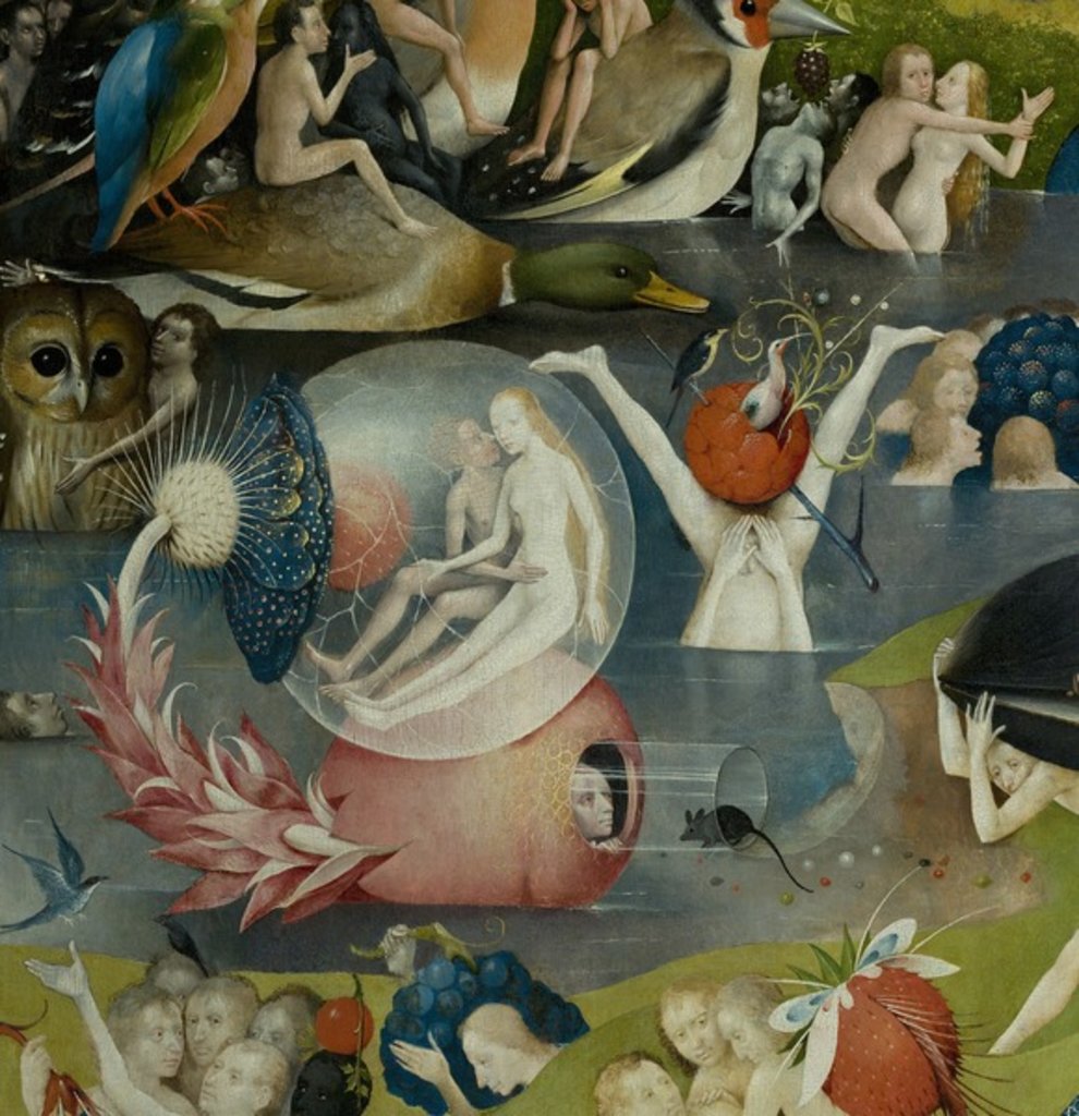 Detail of The Garden of Earthly Delights, 1490-1500 by Hieronymus Bosch